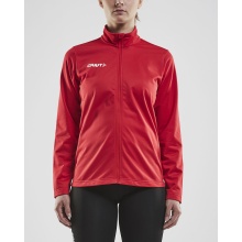 Craft Sport Training Jacket Squad - without side pockets, comfortable and functional - red Women